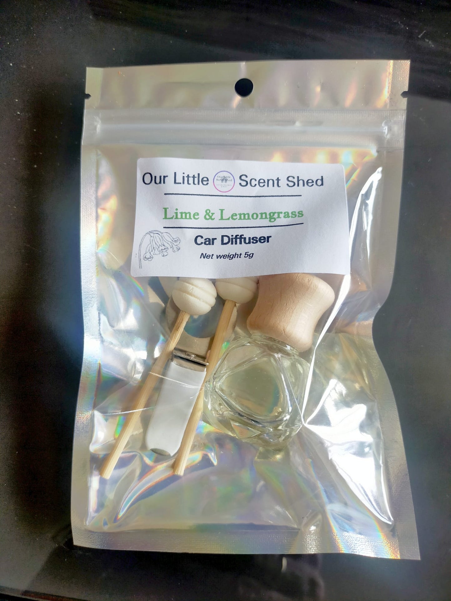 CAR DIFFUSER LIME AND LEMONGRASS