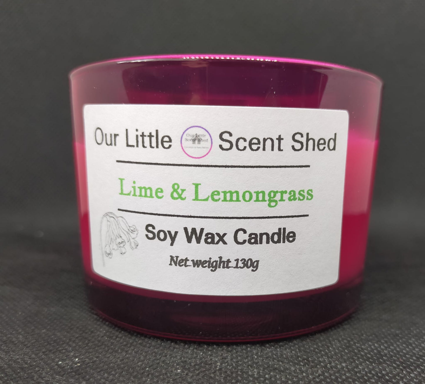 LIME AND LEMON GRASS CANDLES