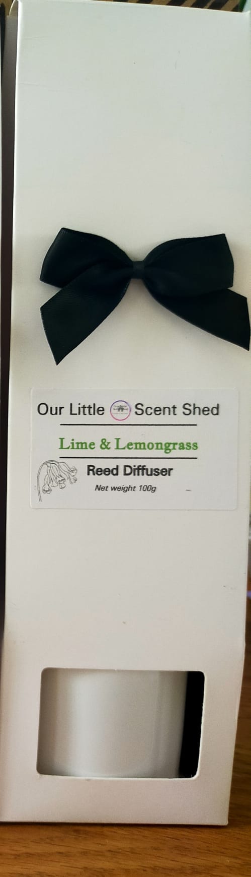 REED DIFFUSER LIME AND LEMONGRASS