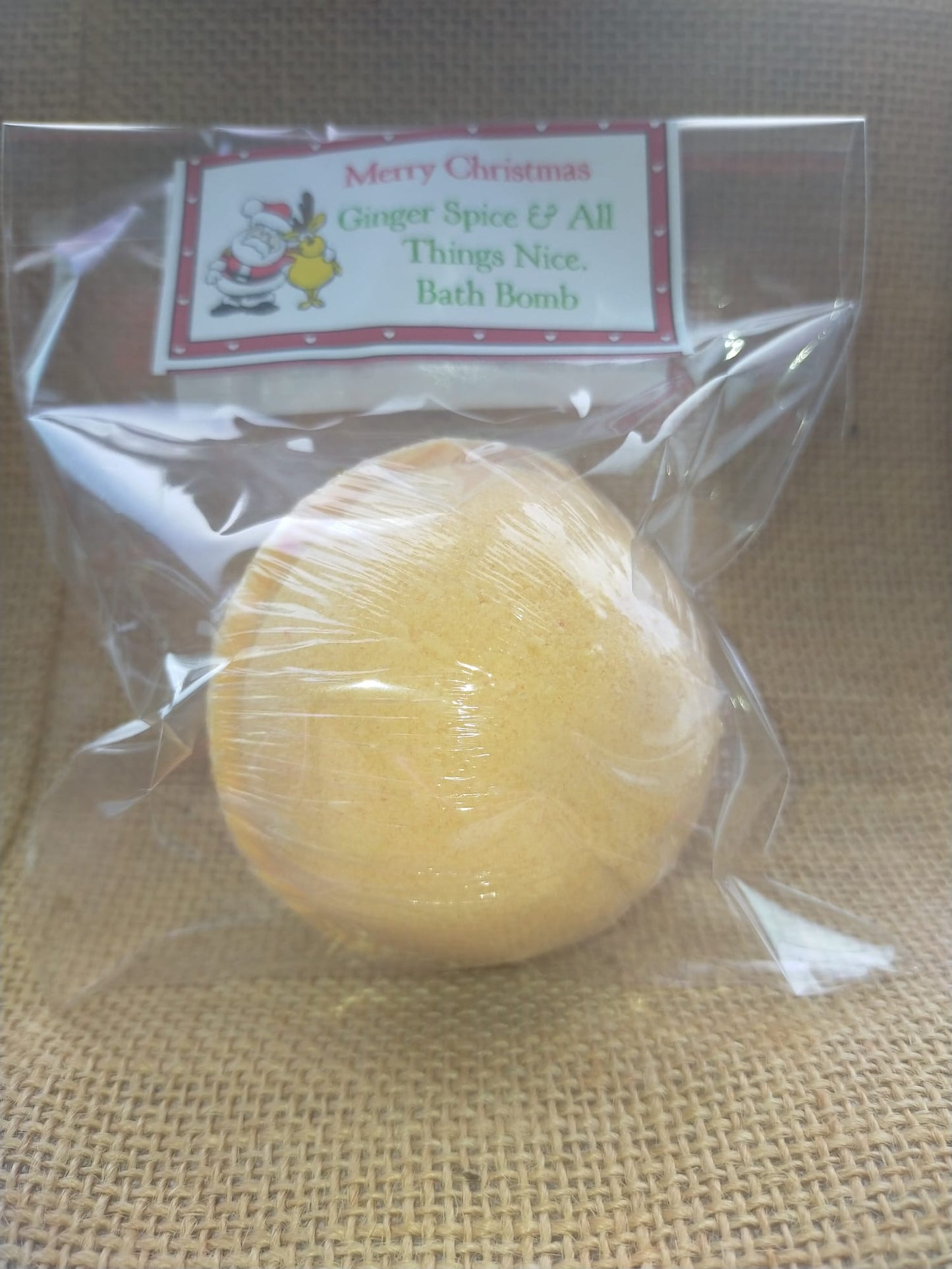 GINGER SPICE AND ALL THINGS NICE BATH BOMB